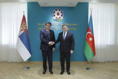 Вугар Мустафаев - Азербайджан и Сербия обсудили расширение сотрудничества (ФОТО) - trend.az - Сербия - Азербайджан