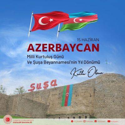 МИД Турции поздравил Азербайджан с Днем национального спасения - trend.az - Турция - Азербайджан