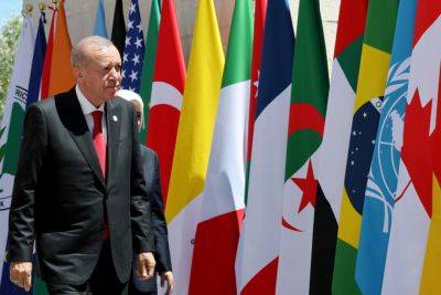 Реджеп Тайип Эрдоган - Президент Турции участвует в саммите G7 - trend.az - Украина - Италия - Турция - Анкара - Президент