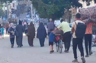 Жители Газы покидают Зейтун: видео - mignews.net - Израиль - Газы