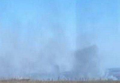 Шесть очагов пожара в результате взрывов ракет в районе Кацрин - mignews.net