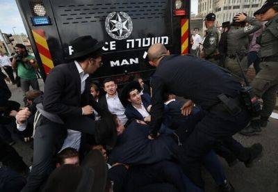 Полиция задержала 6 ортодоксов, участвовавших в беспорядках в Иерусалиме - nashe.orbita.co.il - Иерусалим