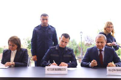 Умайра Тагиева - В Ханкенди подписан меморандум о взаимопонимании по проекту ECOLEAD - trend.az - Азербайджан - Баку - Ханкенди