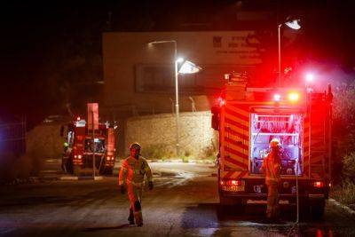 Ночной пожар на горе Скопус в Иерусалиме - news.israelinfo.co.il - Израиль - Иерусалим
