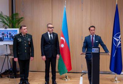Гейдар Алиев - В Брюсселе состоялся официальный прием, посвященный 30-летию партнерства Азербайджан-НАТО - trend.az - Азербайджан - Брюссель - Президент