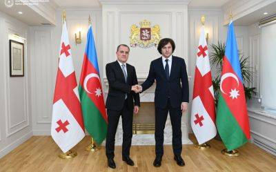 Джейхун Байрамов - Ираклий Кобахидзе - Джейхун Байрамов обсудил с премьер-министром Грузии расширение сотрудничества в стратегических сферах - trend.az - Азербайджан - Грузия