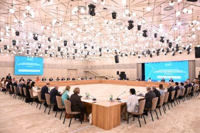 Ильхам Алиев - Самир Нуриев - Состоялось четвертое заседание Оргкомитета в связи с COP29 (ФОТО) - trend.az - Азербайджан - Президент