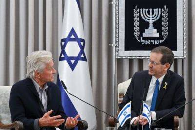 Ицхак Херцог - Майкл Дуглас - Майкл Дуглас посетил Израиль с визитом солидарности - mignews.net - Израиль - Президент - Хамас