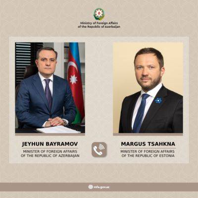 Джейхун Байрамов - Обсуждены перспективы сотрудничества между Азербайджаном и Эстонией - trend.az - Армения - Азербайджан - Эстония