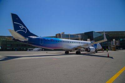 Гейдар Алиев - Бакинский аэропорт встретил первый рейс авиакомпании Air Montenegro (ФОТО) - trend.az - Баку - Черногория