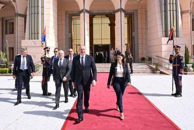 Ильхам Алиев - Президент Ильхам Алиев - Завершился официальный визит Президента Ильхама Алиева в Египет (ФОТО) - trend.az - Египет - Каир - Азербайджан - Президент