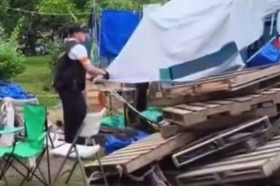 В Монреале в ходе демонтажа пропалестинского лагеря вспыхнули беспорядки - mignews.net - Украина