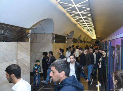 Названо количество пассажиров, перевезенных Бакметрополитеном в I полугодии - trend.az - Азербайджан - Баку