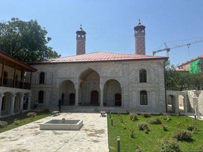 Ильхам Алиев - Отреставрированная мечеть Ашагы Говхар Ага в Шуше (ФОТО) - trend.az - Австрия - Италия - Турция - Латвия - Шуша - Президент