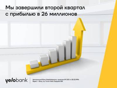 Основные финансовые показатели Yelo Bank сохраняют положительную динамику! - trend.az