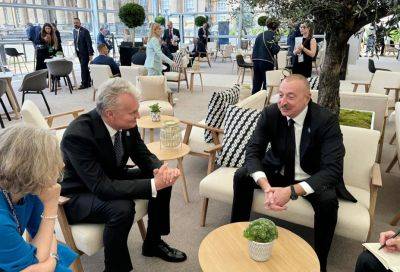 Ильхам Алиев - Президент Ильхам Алиев - Президент Ильхам Алиев встретился в Оксфорде с Президентом Литвы Гитанасом Науседой (ФОТО) - trend.az - Азербайджан - Литва - Президент