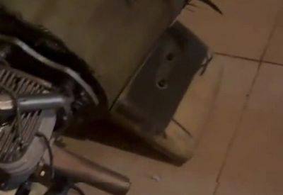 Видео: мотор беспилотника взорвавшегося в центре Тель-Авива - mignews.net - Тель-Авив