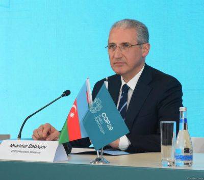 Мухтар Бабаев - Президент COP29 направил первые официальные письма главам стран-участниц с указанием задач этой сессии в Баку - trend.az - Азербайджан - Президент