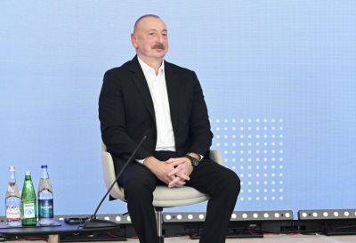 Ильхам Алиев - Президент Ильхам Алиев - Президент Ильхам Алиев: Мы прекрасно знаем, какие страны производят больше всего углеродных отходов - trend.az - Азербайджан - Президент