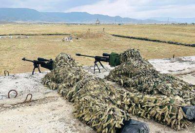 В армии Азербайджана проведен курс по снайперской подготовке (ФОТО) - trend.az - Азербайджан