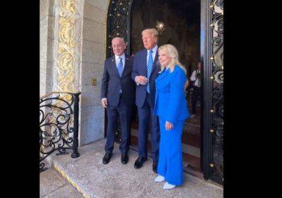 Биньямин Нетаниягу - Дональд Трамп - Сара Нетанияга - Trump - "Заходите": Трамп тепло приветствует Нетаниягу и его жену Сару - mignews.net - Сша - штат Флорида - Президент - Хамас