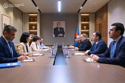 Джейхун Байрамов - Джейхун Байрамов провел обмен мнениями с представителем Верховного комиссара ООН по делам беженцев - trend.az - Армения - Азербайджан