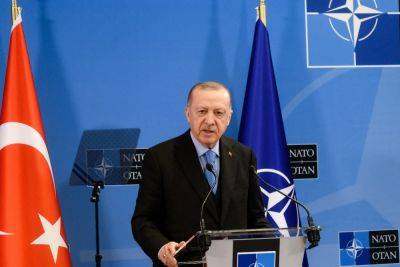 Реджеп Эрдоган - Турция блокирует сотрудничество Израиля с НАТО - news.israelinfo.co.il - Израиль - Палестина - Сша - Вашингтон - Турция