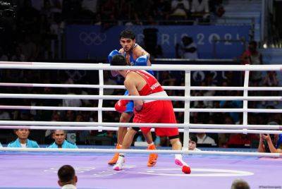 Мурад Аллахвердиев - Азербайджанский боксер завершил выступление на Олимпиаде в Париже (ФОТО) - trend.az - Азербайджан - Казахстан - Париж