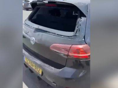Видео: поврежденный из-за БПЛА автомобиль на севере Израиля - mignews.net - Израиль