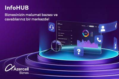 Azercell Бизнес запускает «InfoHUB»: централизованное управление корпоративной базой данных и эффективное обслуживание клиентов с единой платформы! - trend.az