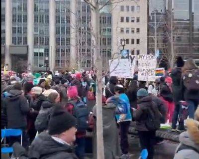 Дональд Трамп - В Вашингтоне прошла многотысячная антитрамповская протестная демонстрация - mignews.net - Нью-Йорк - Вашингтон - Washington - Вашингтон - Президент