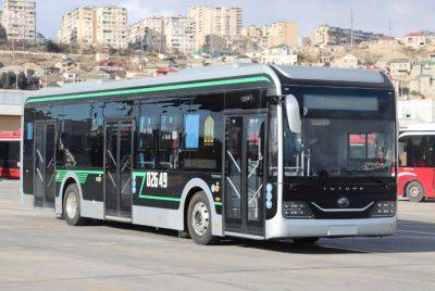 "BakuBus" о количестве электрических автобусов, введенных в эксплуатацию в конце 2024 г. - trend.az - Азербайджан