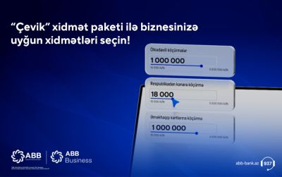 «Гибкая» возможность от Банка ABB для владельцев бизнеса - trend.az