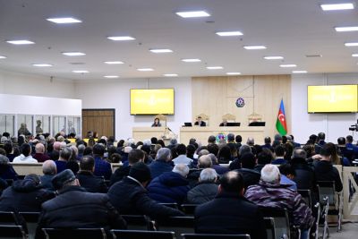 Араик Арутюнян - Лев Мнацаканян - Давид Ишханян - Давид Бабаян - Аркадий Гукасян - Зейнал Агаев - В Баку продолжается судебный процесс над обвиняемыми в совершении многочисленных преступлений против азербайджанского народа (ФОТО) - trend.az - Армения - Азербайджан - Баку