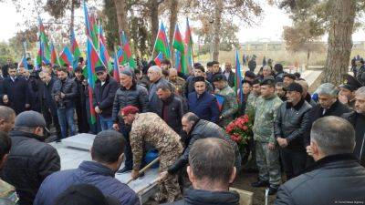 В Евлахе захоронены останки шехида I Карабахской войны Тарлана Мамедова (ФОТО) - trend.az - Азербайджан - район Физулинский - район Евлахский - Шехид